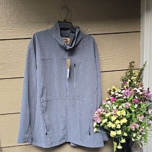 Foundry Softshell Heather Gray Jacket 4XL Big & Tall NWT